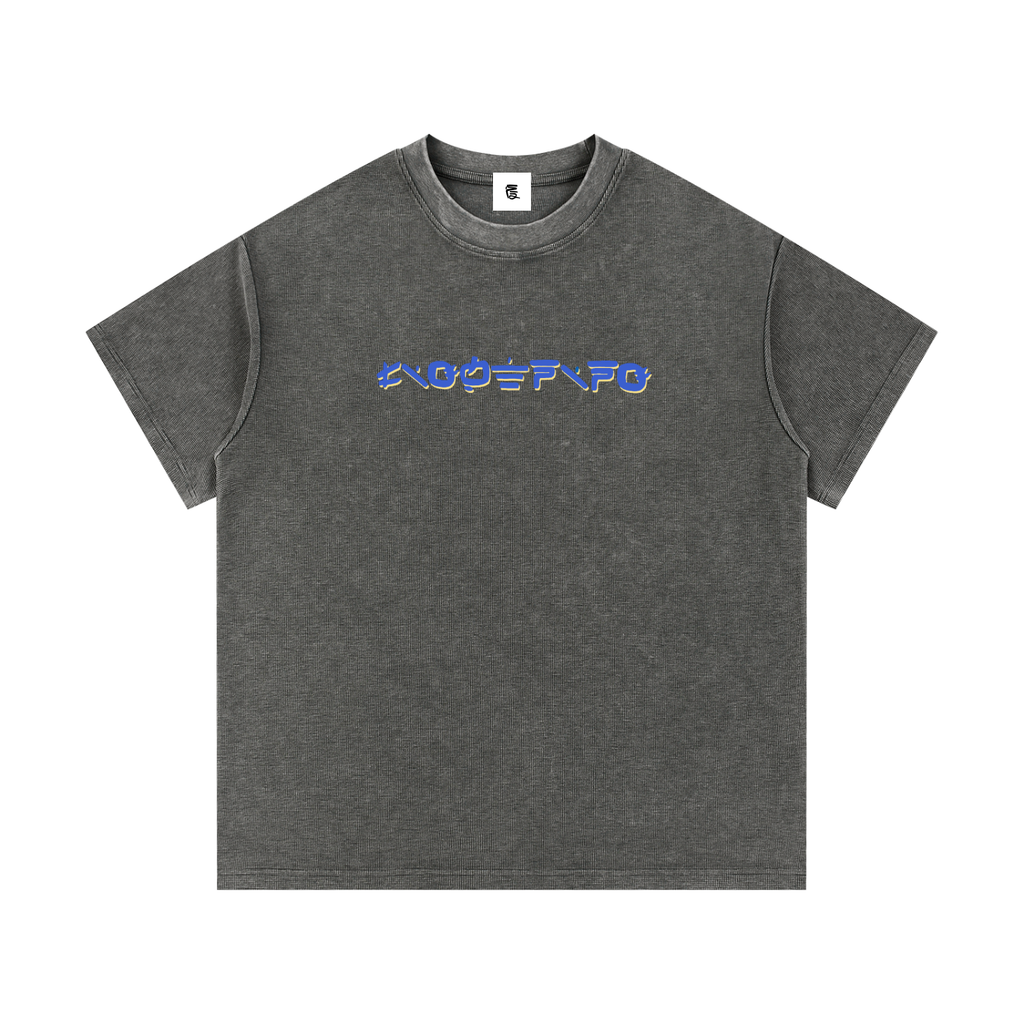 "Lightning" Waffle Knit Tee