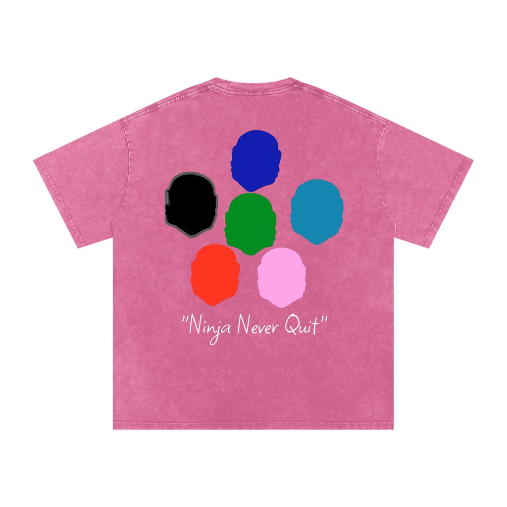 "Pink Ninja" Washed Tee