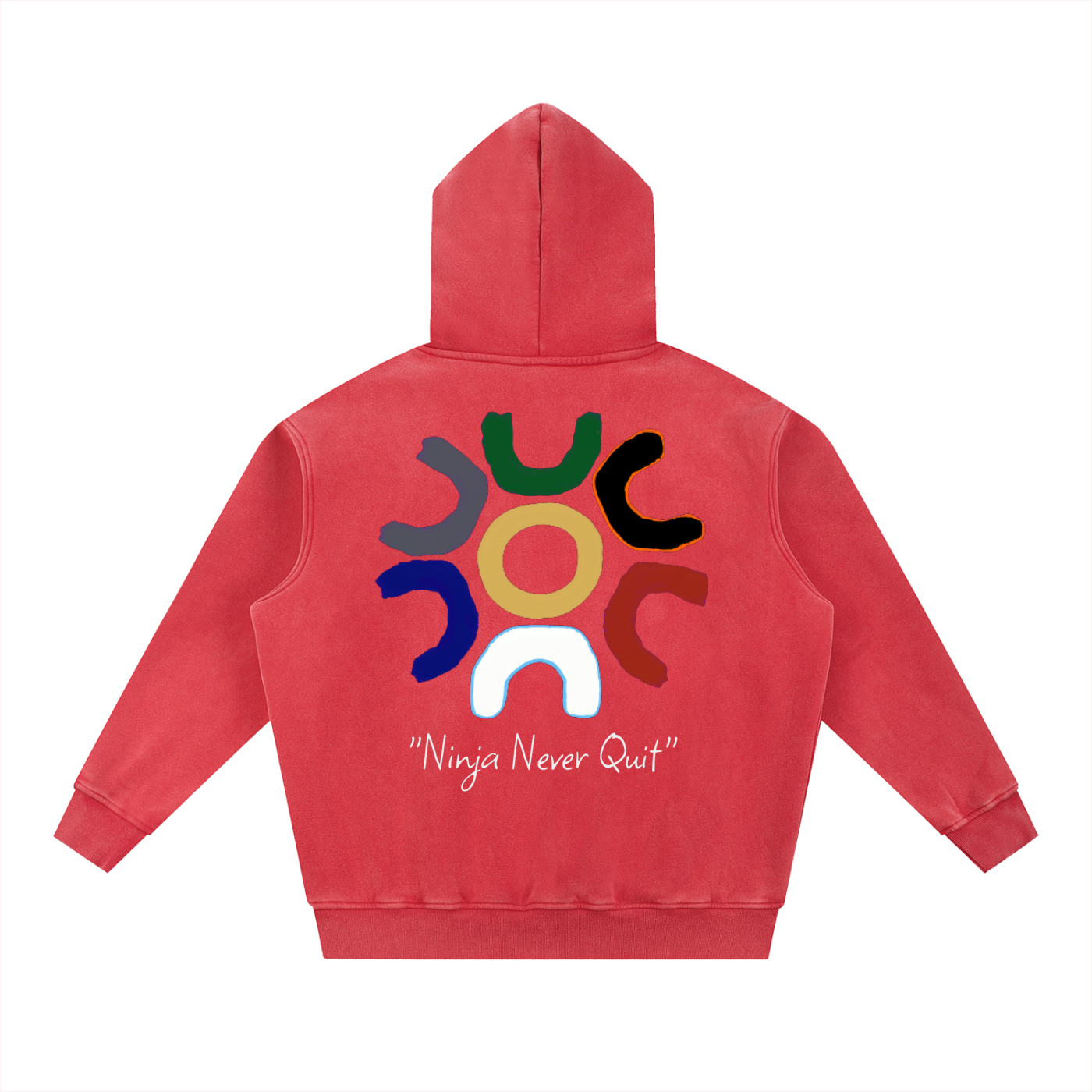 "Fire" Washed Hoodie
